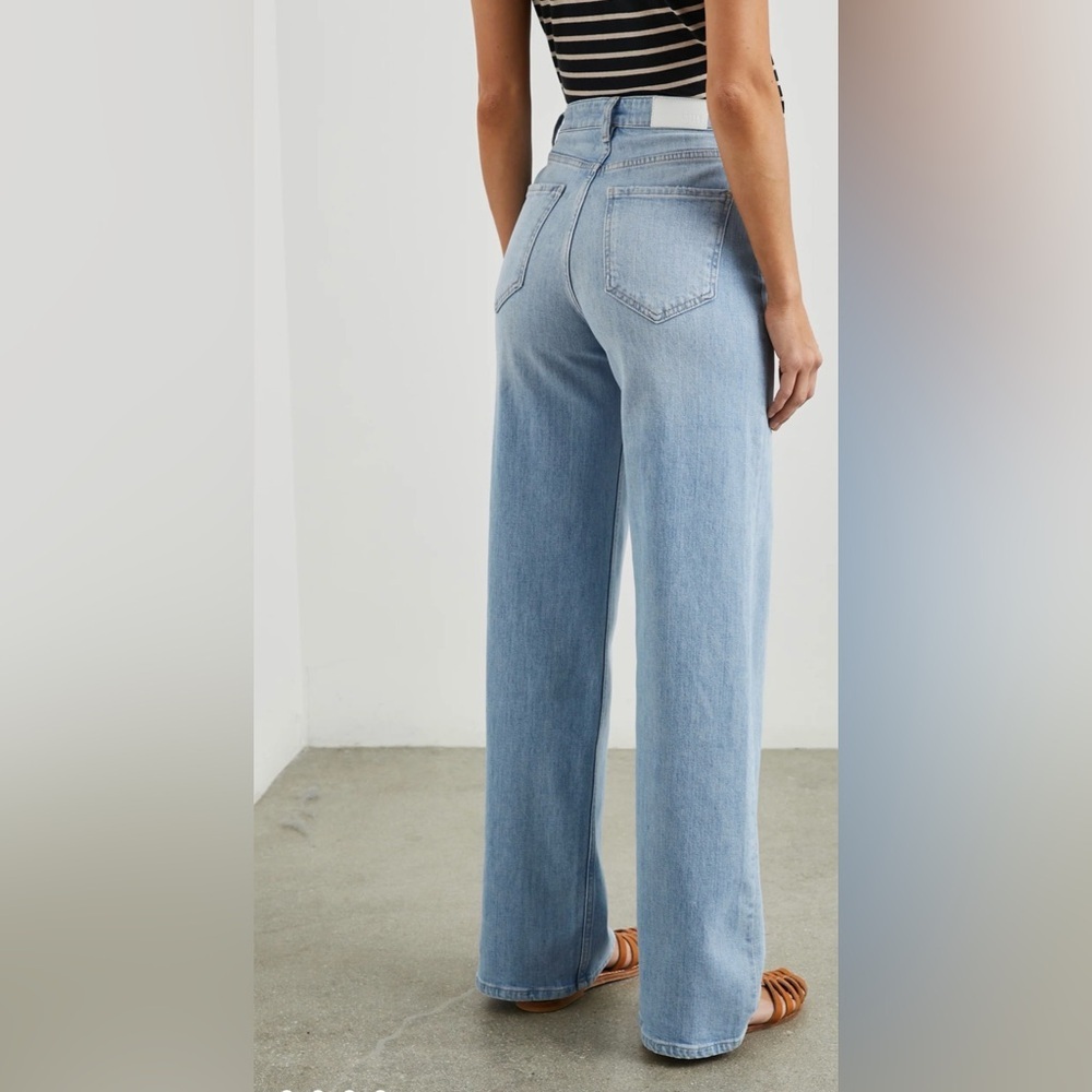Rails The Getty High Rise Wide Leg Denim Blue Jean NWOT Sz31 - Picture 2 of 9